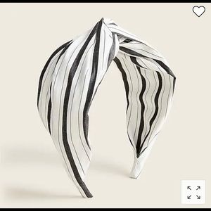 NWT J. Crew Cotton poplin twist headband in print